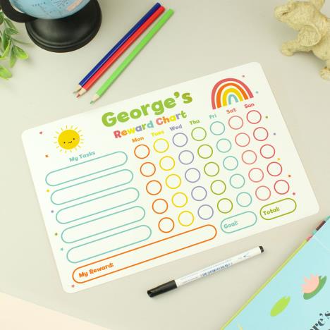 Personalised Rewards Chart & Dry Wipe Pen Extra Image 3